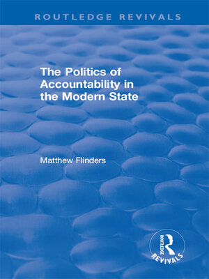 cover image of The Politics of Accountability in the Modern State
